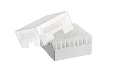 艾本德儲存盒 9 × 9, 可放置 81  個螺旋蓋（凍存）管， 3   mL，2  件，高 76  mm，3  英寸，聚丙烯材料，可耐受最低 -86  °C，可高溫高壓滅菌，帶蓋子并具有數(shù)字字母標識